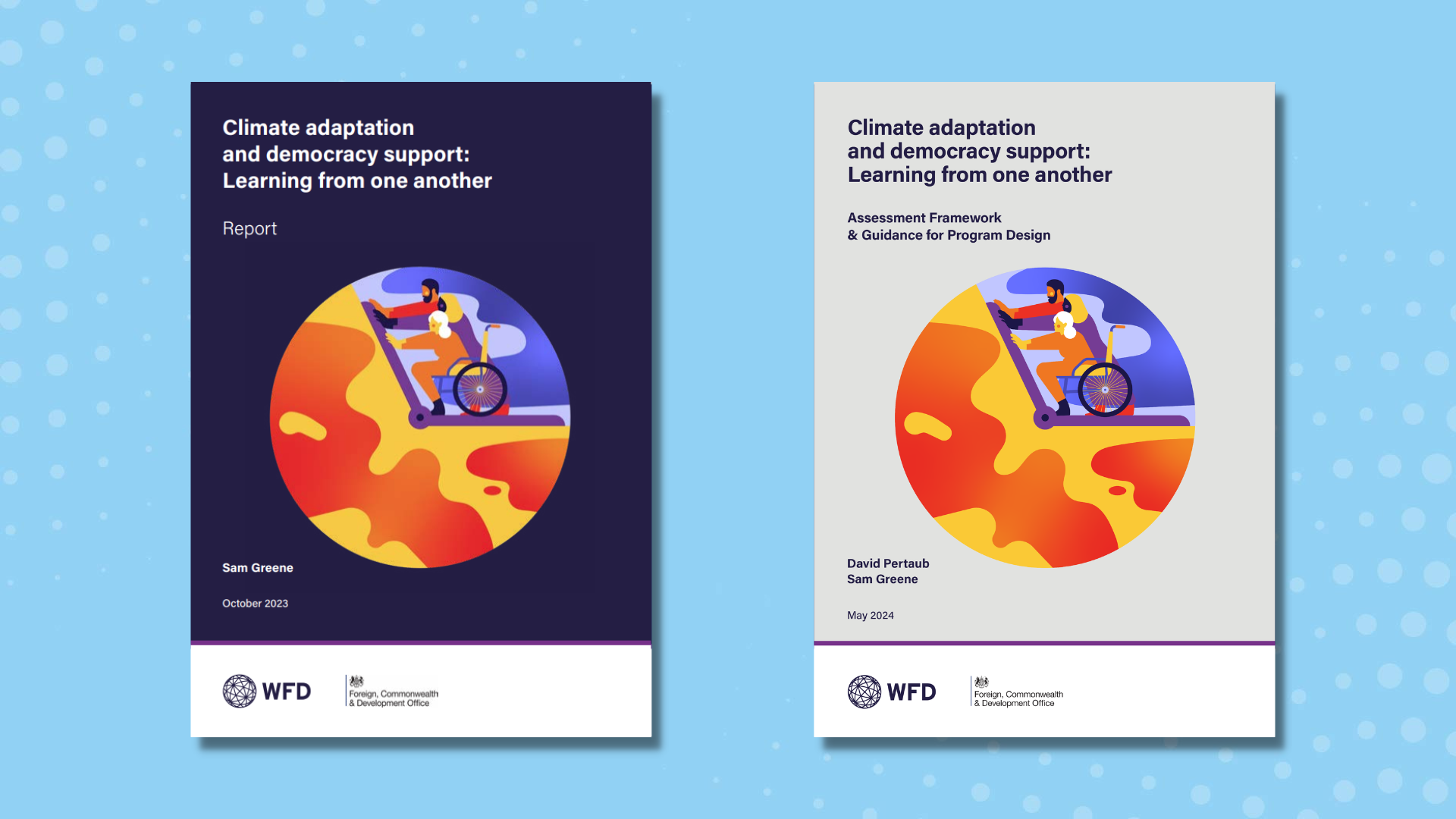 Climate adaptation and democracy support report and framework cover