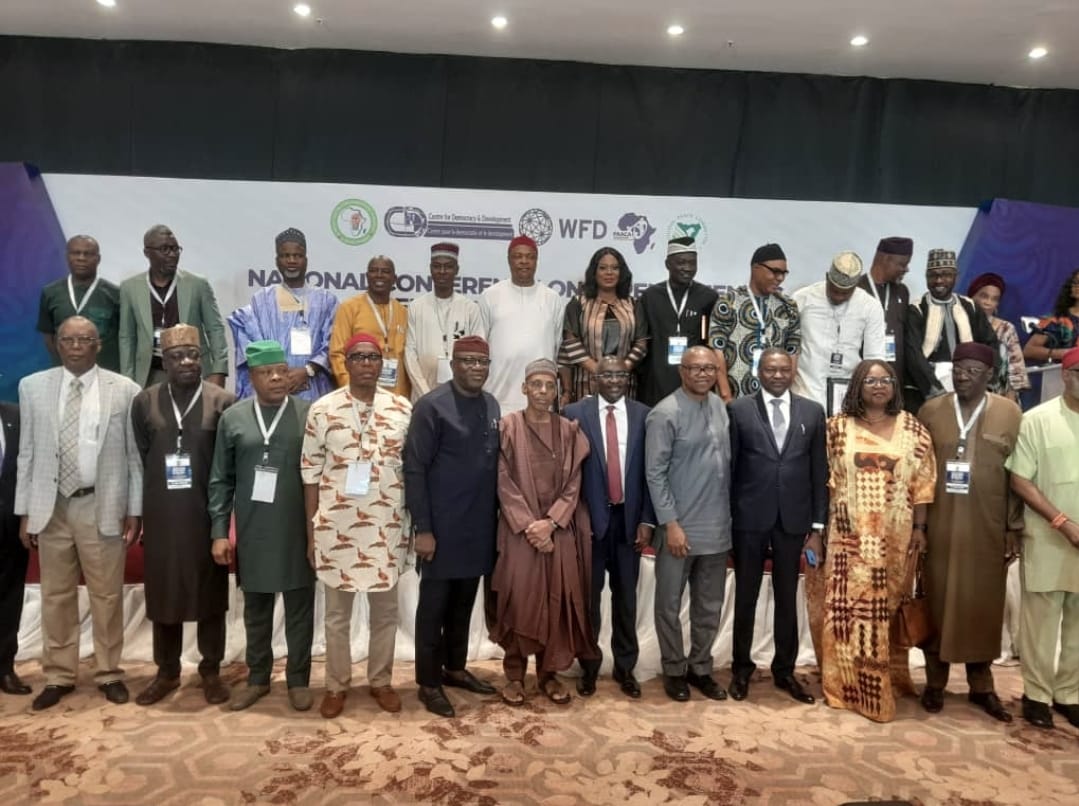 A group photo at conference in Nigeria